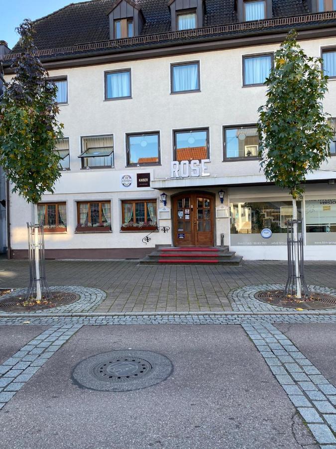 Hotel Goldene Rose Ebersbach an der Fils Exterior photo
